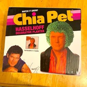 BRSND NEW NEVER OPENED David Hasselhoff Chia Pet